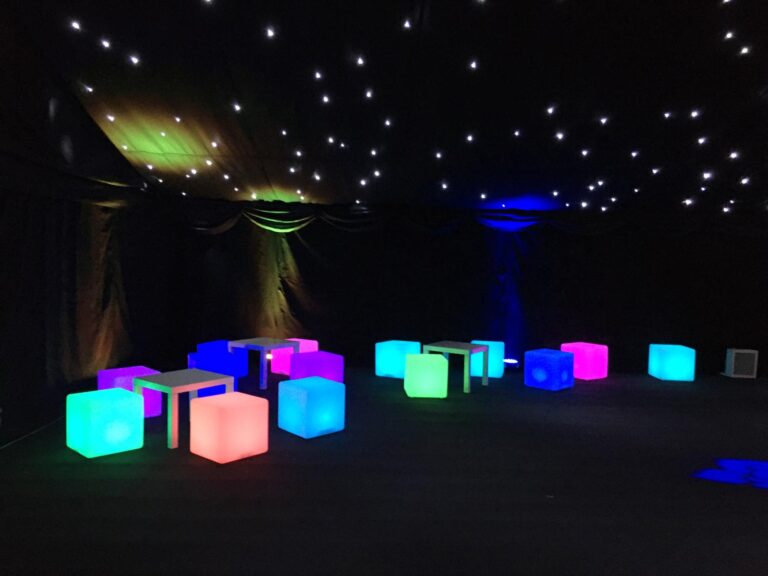 Special Offers & Packages 14 LED Cube Seating