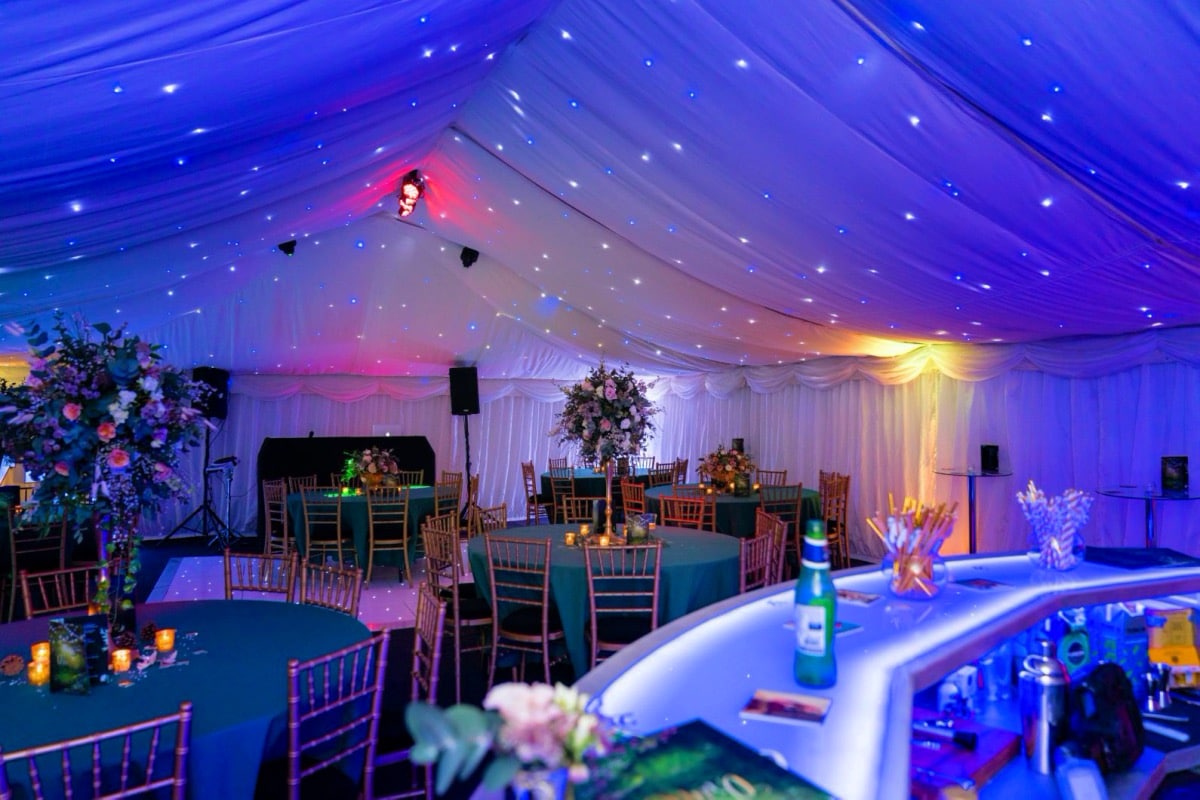 9m x 12m Clearspan PVC Marquee