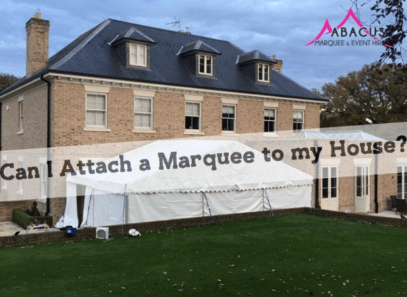 Can I attach a marquee to my house