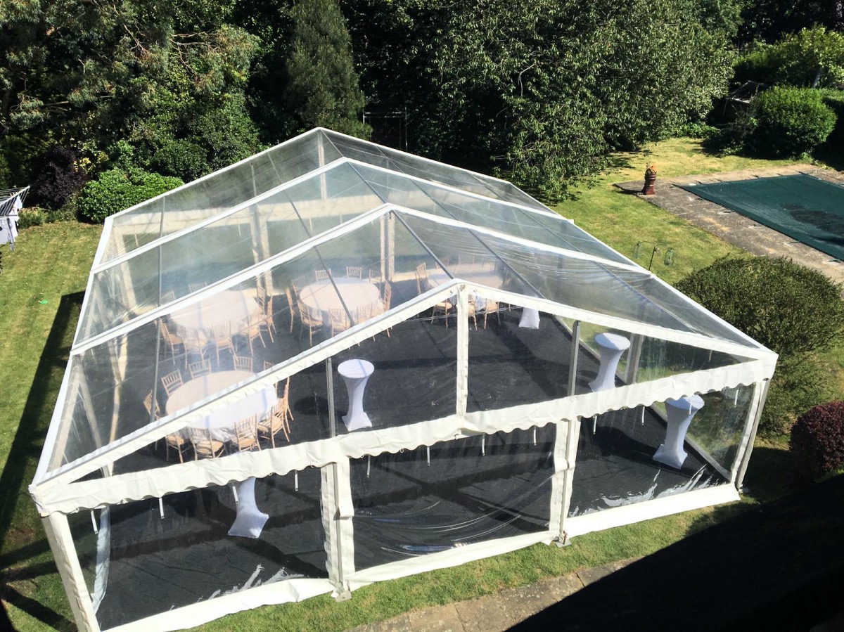 Clear Transparent Marquee 2