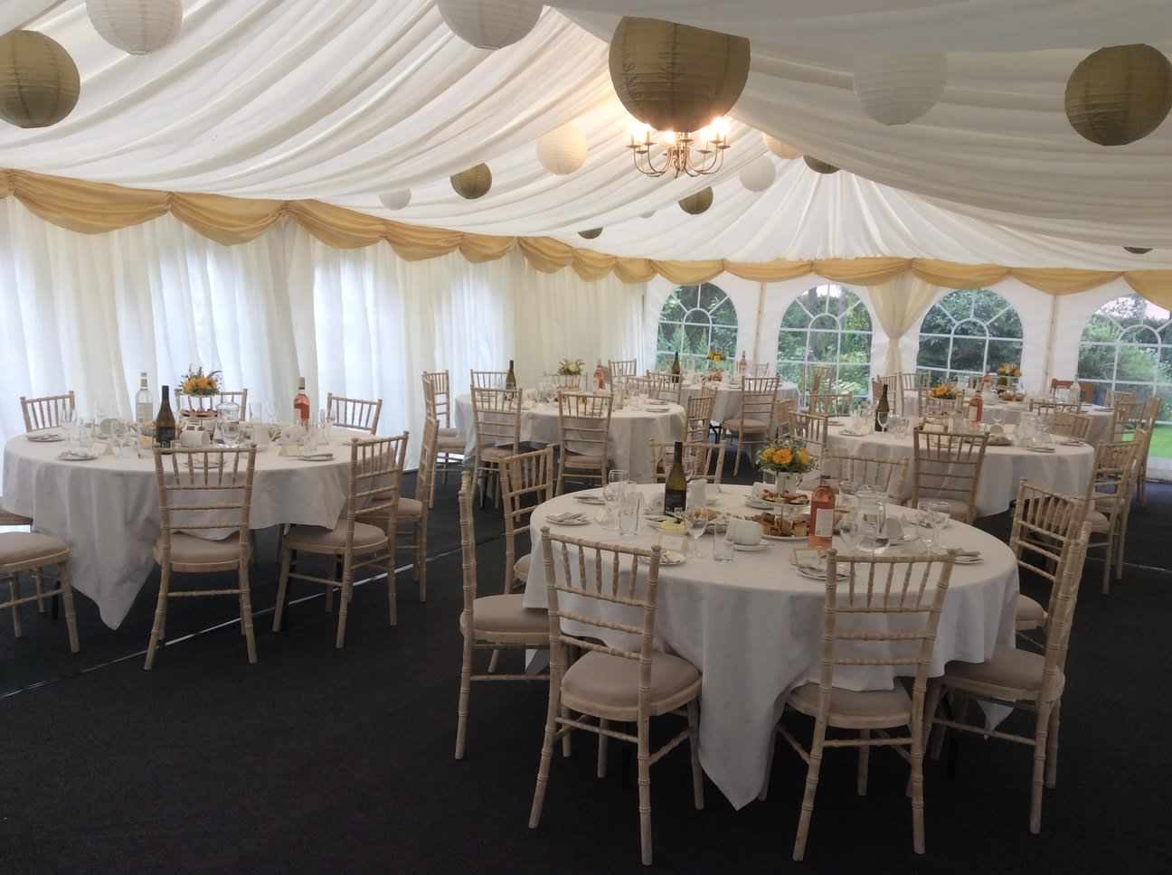 Asian Wedding Marquee Table Layout