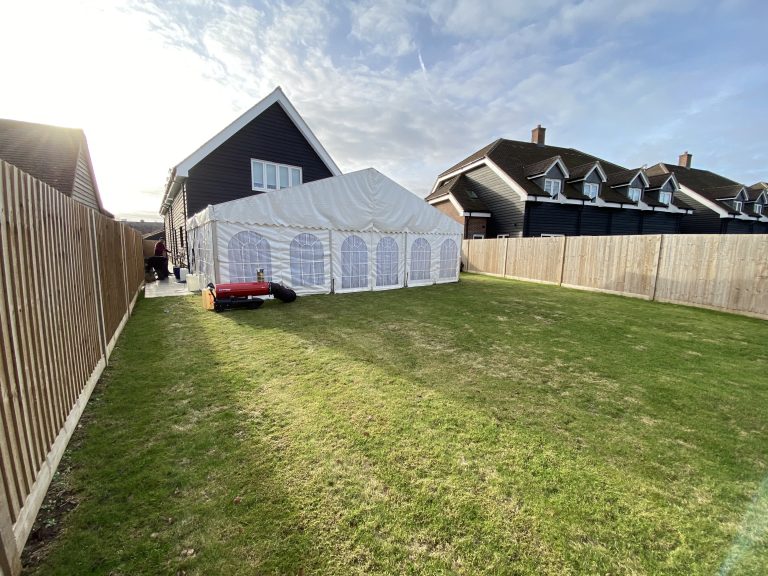 Small Marquee Hire in the Garden