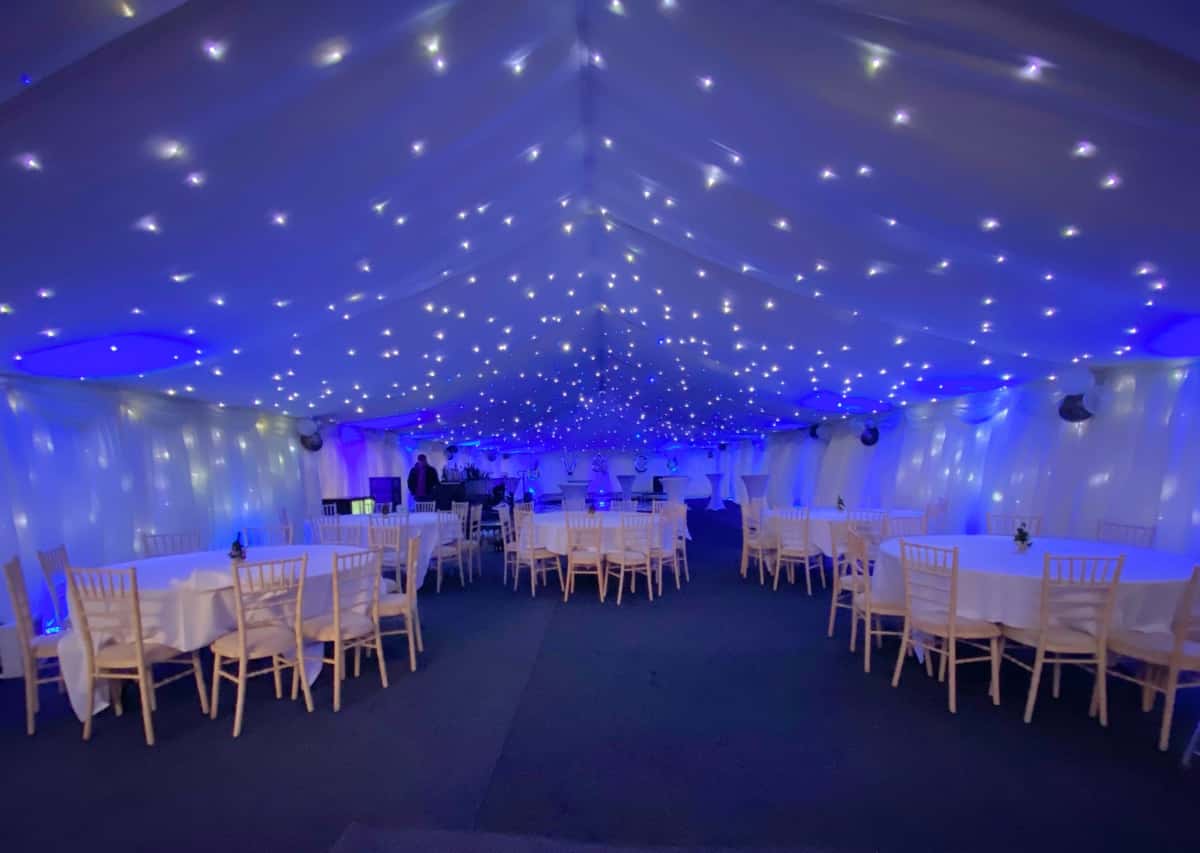 What Lighting Options in a MArquee