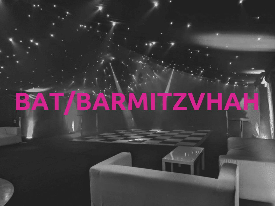 MARQUEE HIRE FOR BATBARMITZVAHS