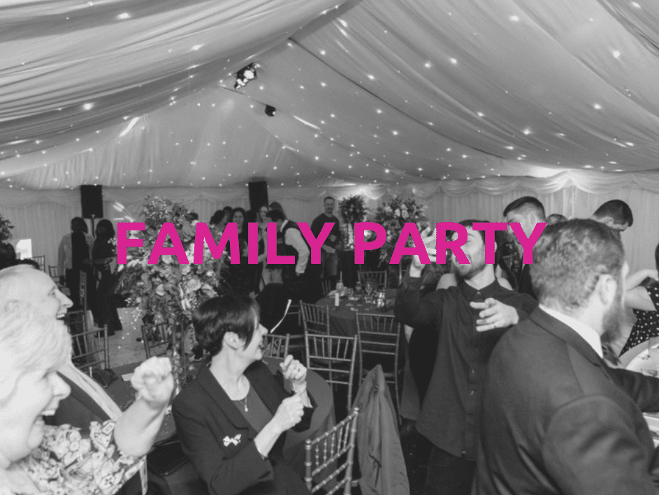 MARQUEE HIRE FOR FAMILY PARTIES