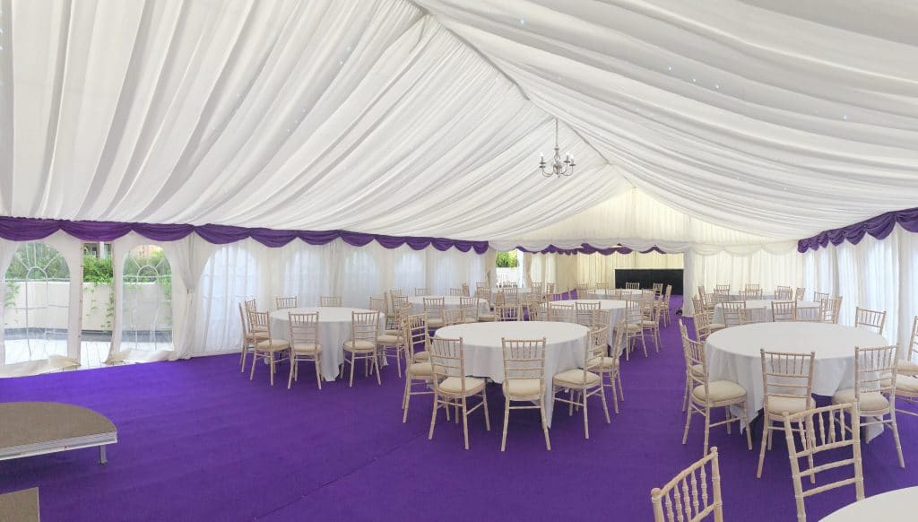 How Much is a Marquee Wedding at Home?