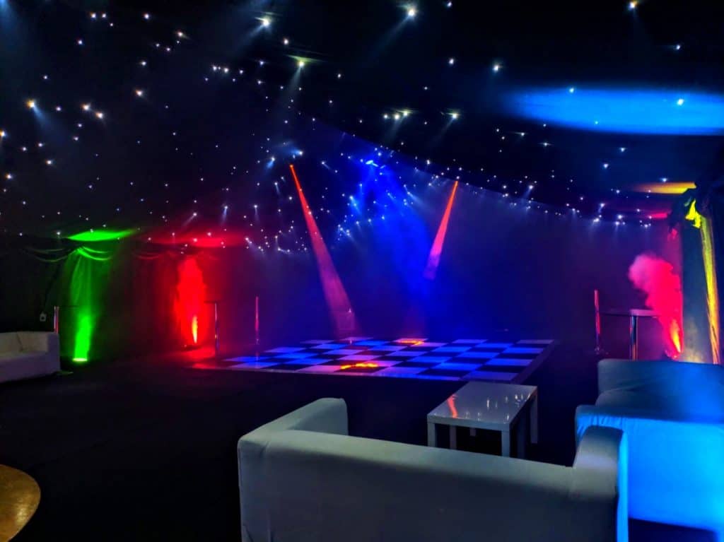 What Lighting Options Do I Have for my Event? 9 Starlight Nightclub Marquee 1