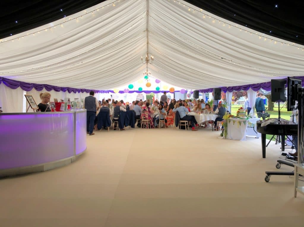 Interior Options 5 Wedding Marquee