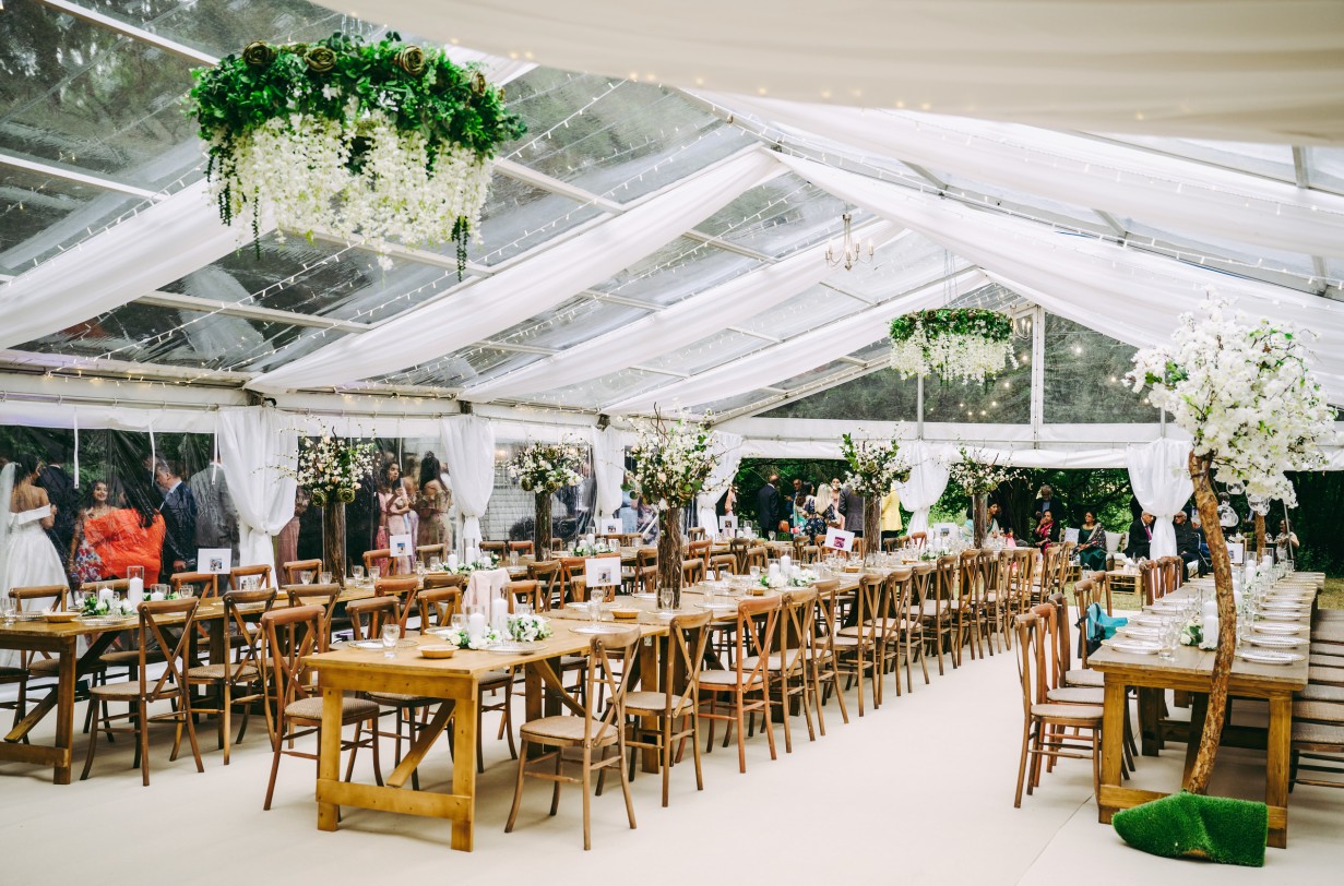 Wedding Marquee Hire Clear Roof