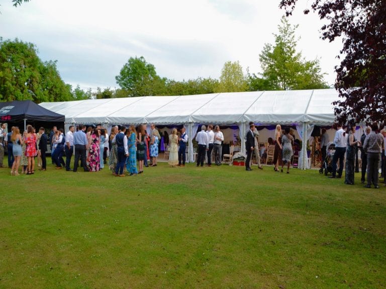 Wedding Marquee Set Up Hertfordshire