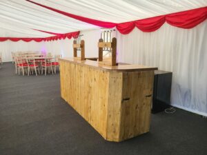 Half Round Wooden Bar